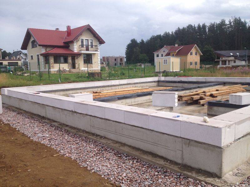 Возведение фундамента для бани: начало начал в строительном деле