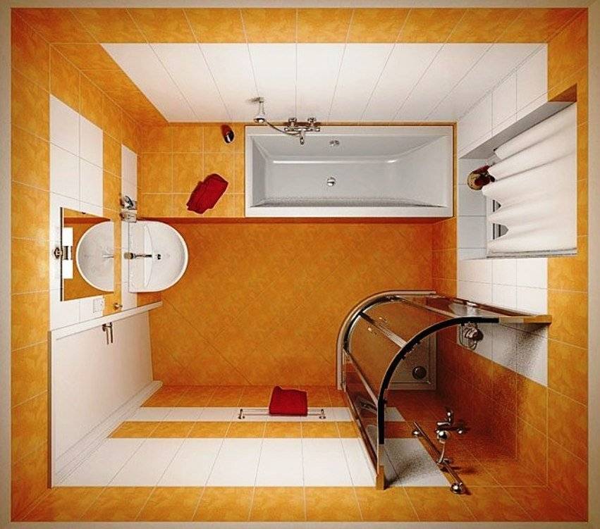 Дизайн ванной 4 кв. м: интерьер комнаты совмещенной с туалетом, фото, планировка, проекты со стиральной машиной