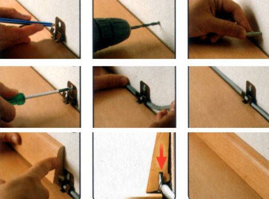 Как крепить плинтус к полу и стене: пластиковый, деревянный, мдф