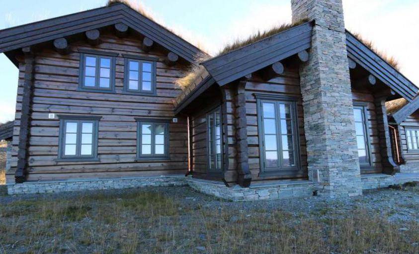 Проекты деревянных норвежских домов из лафета, бревна и бруса