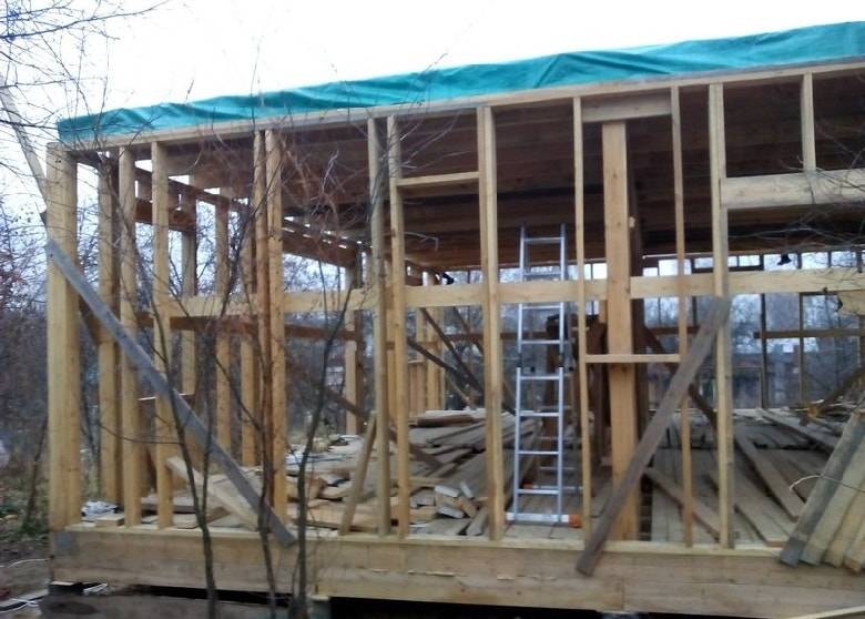 Строительство каркасного дома зимой. личный опыт, фото отчет