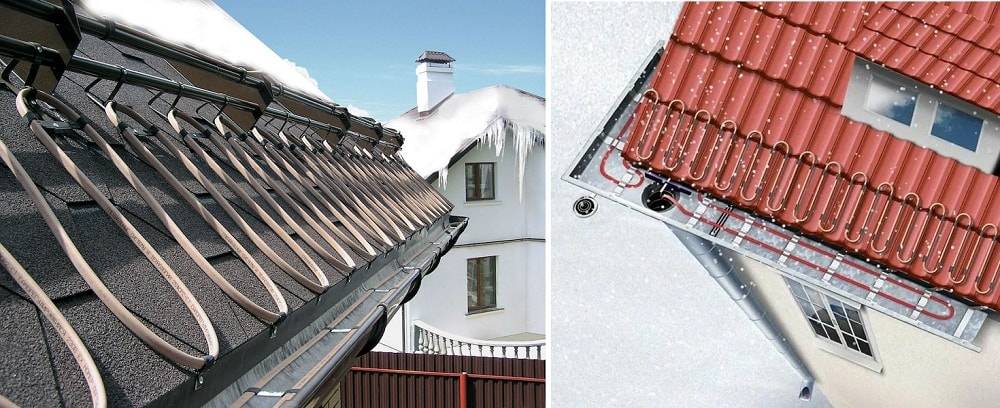 Обогрев кровли: как предотвратить обледенение крыши?