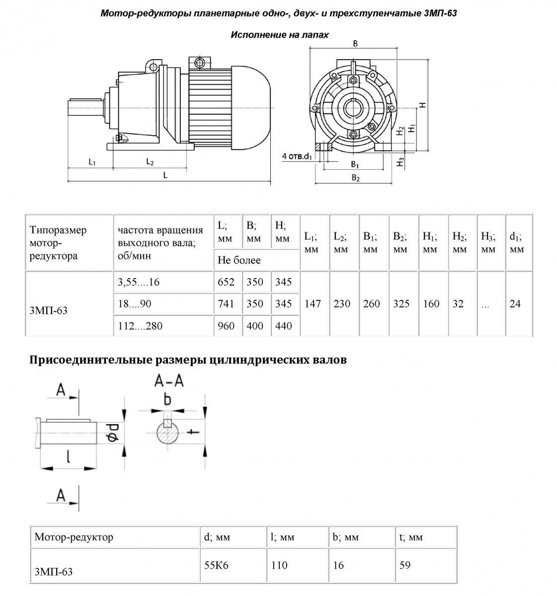 Особенности конструкций мотор-редукторов для различных условий эксплуатации
