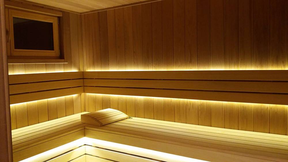 Освещение в бане — подбор светильников и некоторые дизайнерские замечания