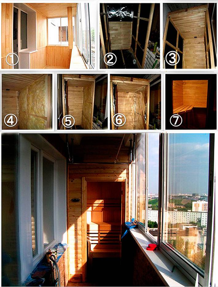 Сауна на балконе или лоджии своими рукам: как сделать инфракрасную парилку в квартире, мини сауна на фото и видео