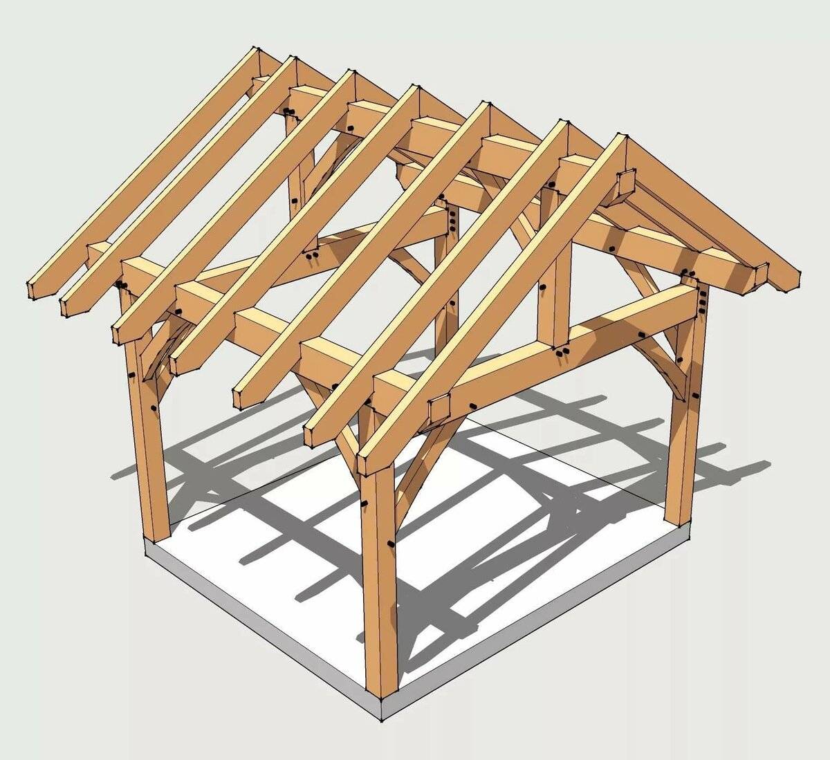 Как сделать стропильную систему крыши: устройство конструкции и составные узлы двухскатной крыши с мансардой своими руками: Пошагово