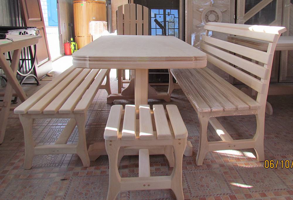 Скамейка для бани, материалы изготовления и инструменты