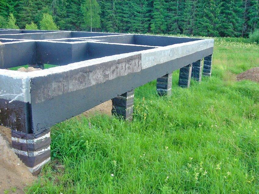 Буронабивные сваи: технология устройства фундамента с ростверком своими руками