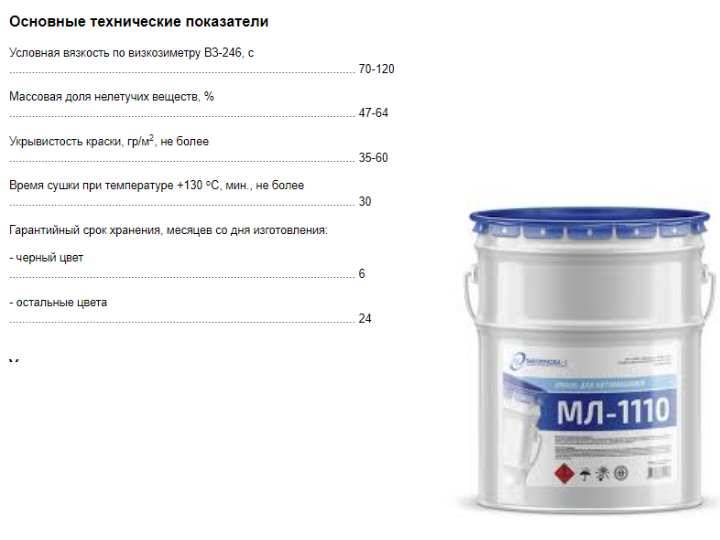 Эмаль мл-12: описание продукта, назначение состава, технические параметры