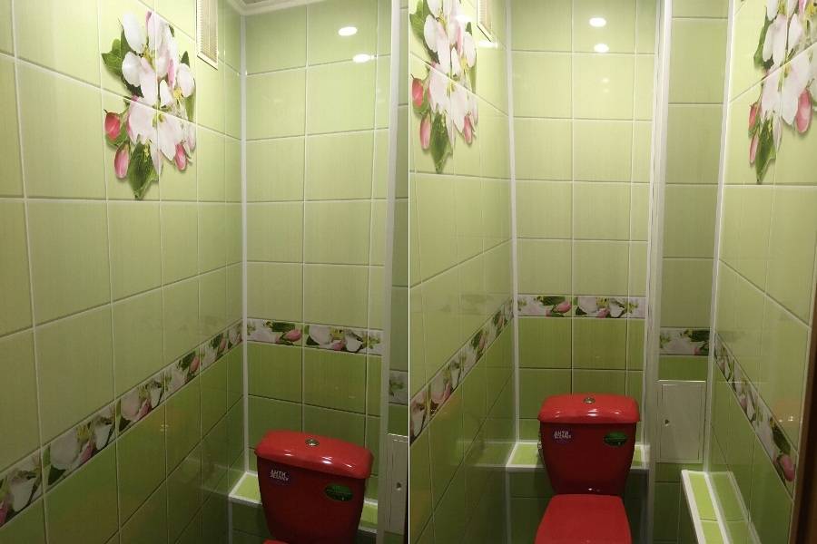 Большой выбор плитки для маленького туалета. варианты отделки и дизайна