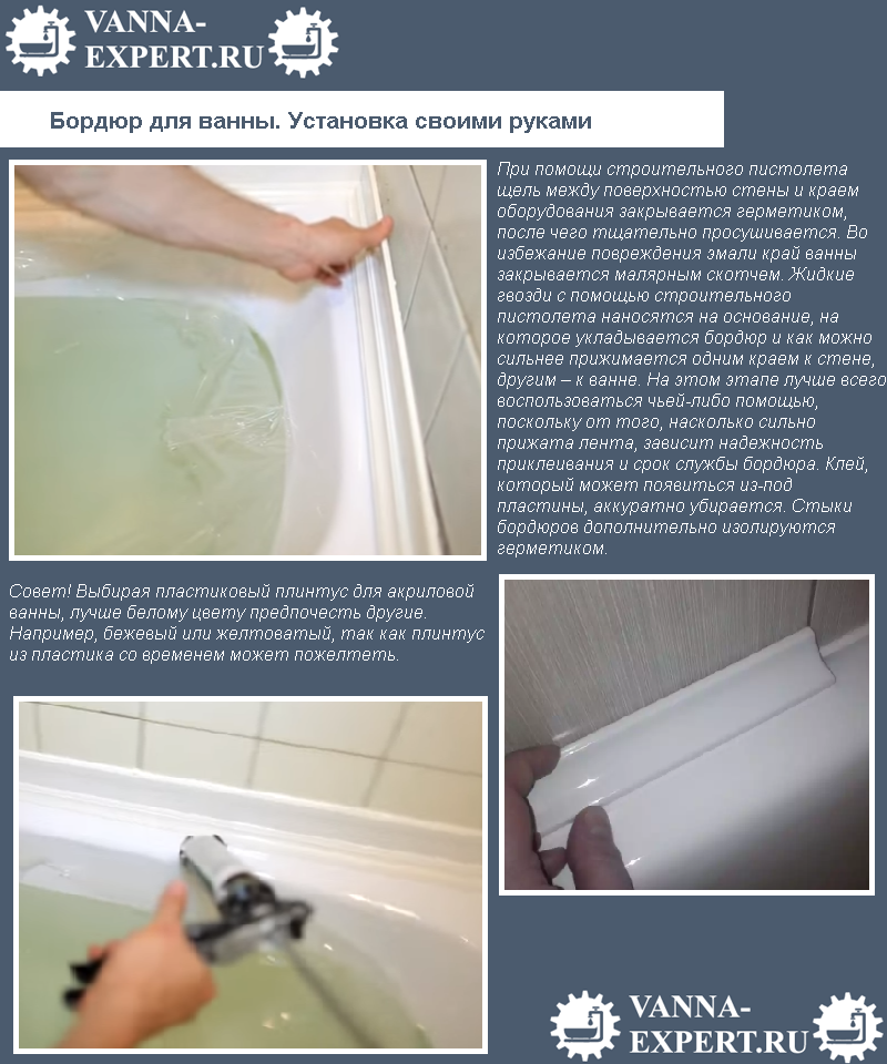 Пластиковые и керамические плинтуса для ванной, как выбрать и как установить плинтус, особенности вариантов