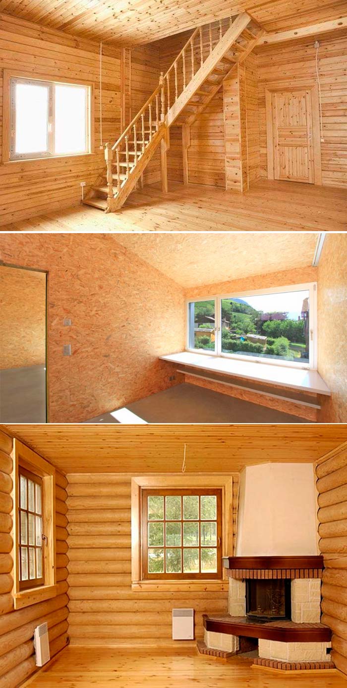 Внутренняя отделка деревянного дома – советы специалиста – свой дом мечты