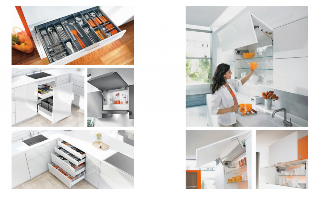 Обзор мебельной фурнитуры blum. подьемные и выдвижные механизмы для кухонь и другой мебели