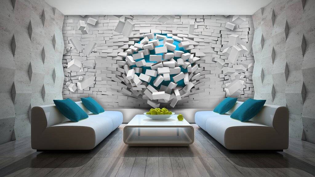 Оформление стен в гостиной: 65 современных идей, фото в интерьере