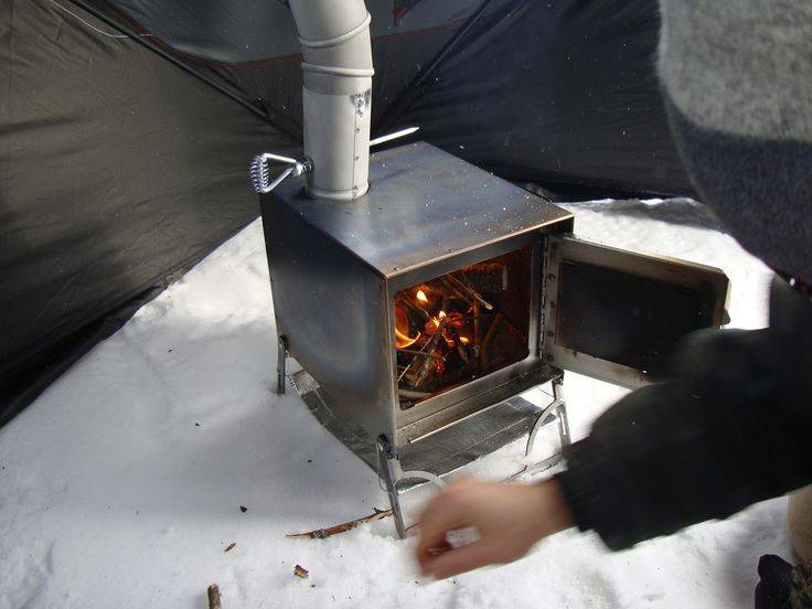 Зимой на льду тепло и комфортно: выбираем печь в палатку для зимней рыбалки