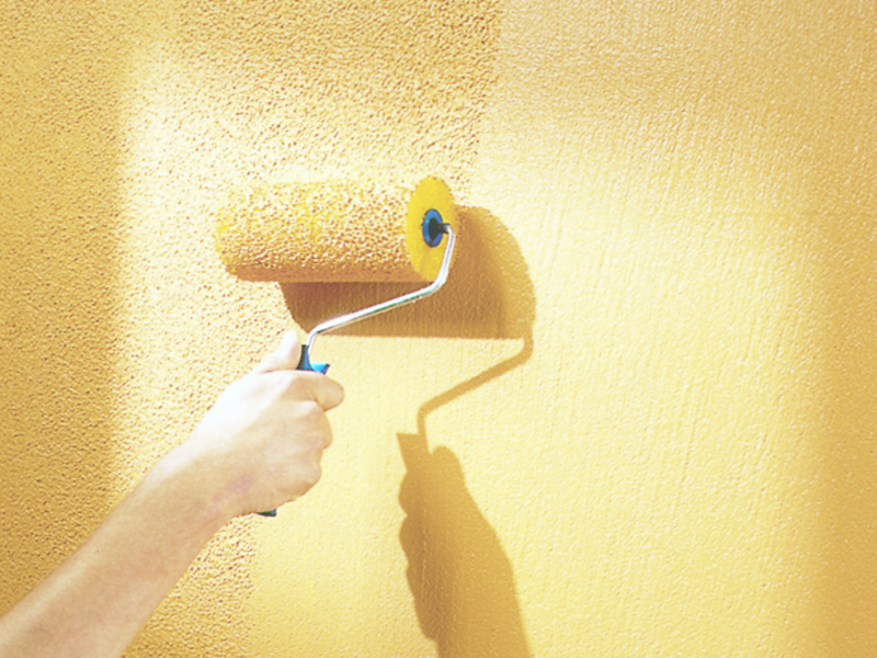 ?фактурная краска для стен — станет ли она достойной заменой одноимённой штукатурки