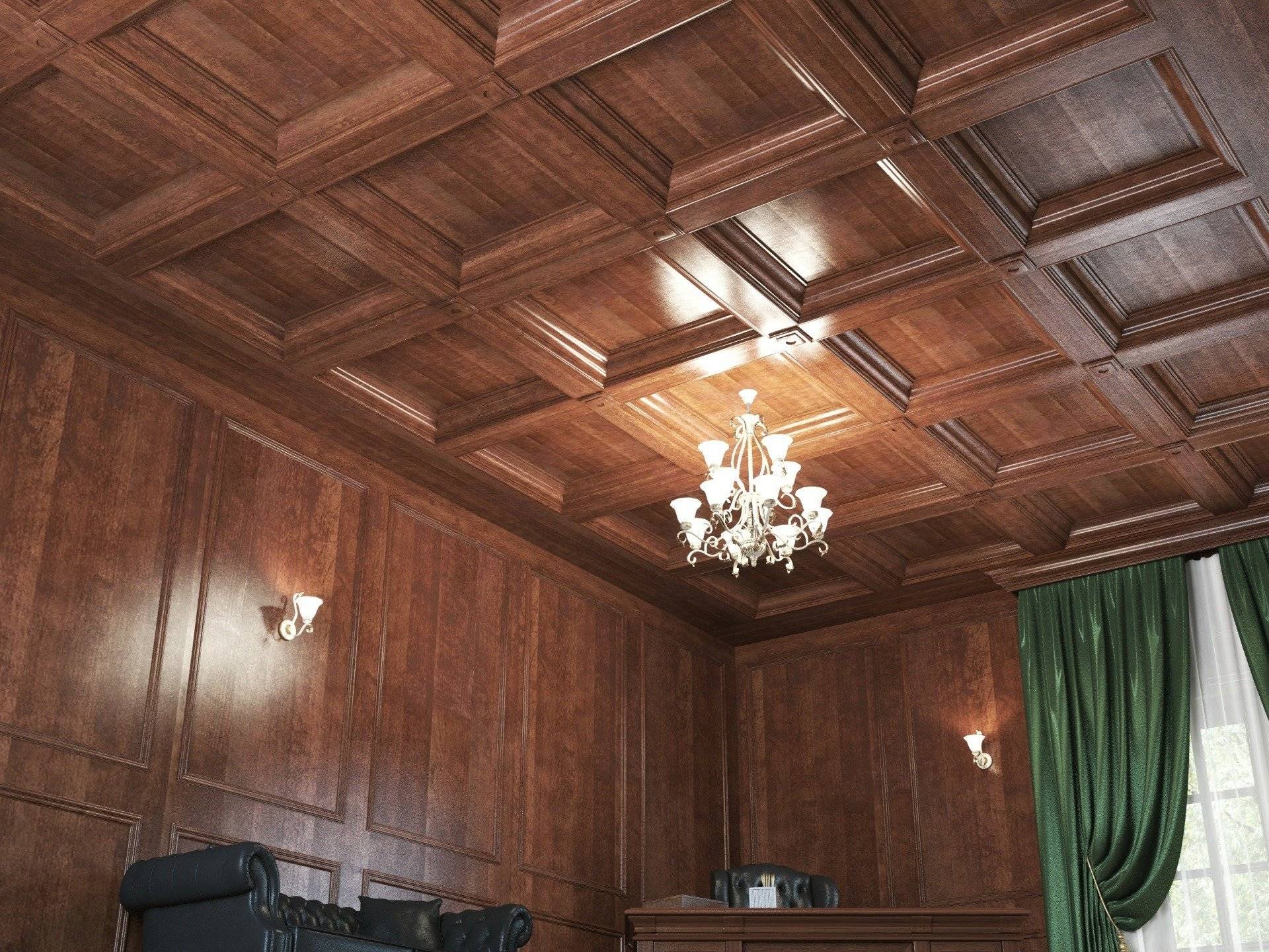 Декоративные балки на потолок из дерева, полиуретана: имитация, дизайн натяжного потолка с фальшбалками в интерьере 
 - 38 фото