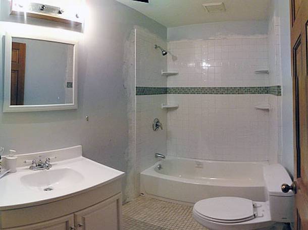 Ванная комната: ремонт эконом класса своими руками, составление плана работы, фото