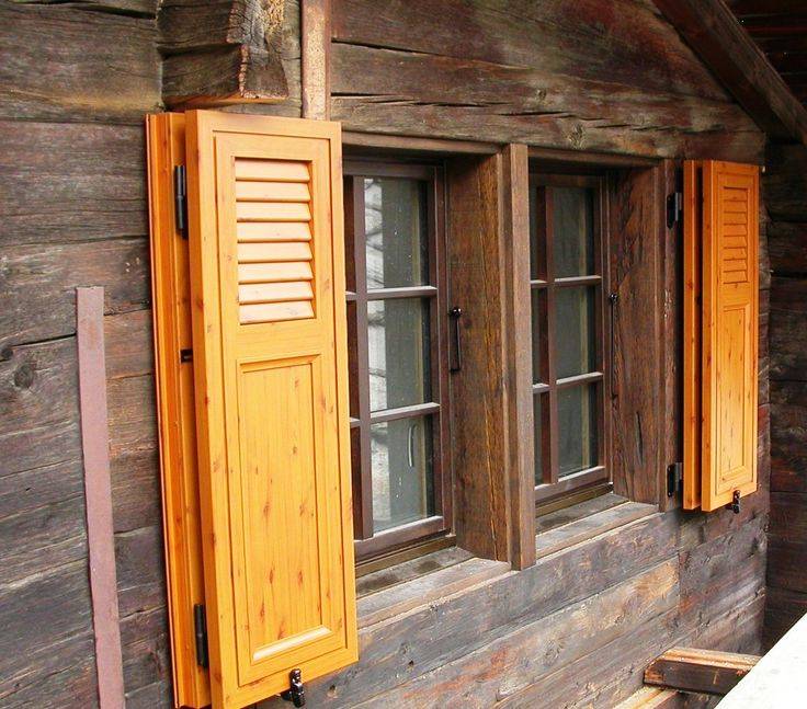 Ставни на окна: 65 фото особенностей выбора и изготовления деревянных ставней
