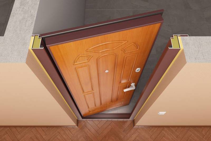 Двери без наличников: подвесные межкомнатные со скрытым коробом, фото в интерьере