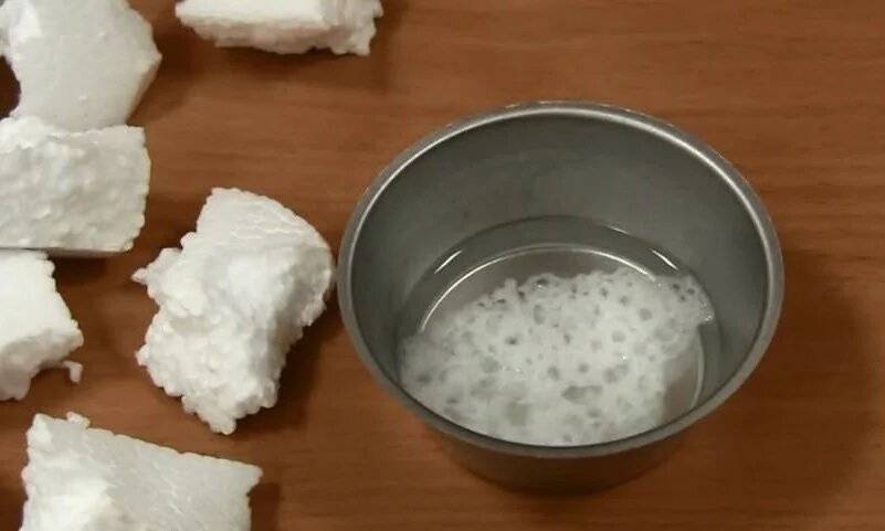 Самодельный клей из пенопласта на основе растворителей из ацетона ...
