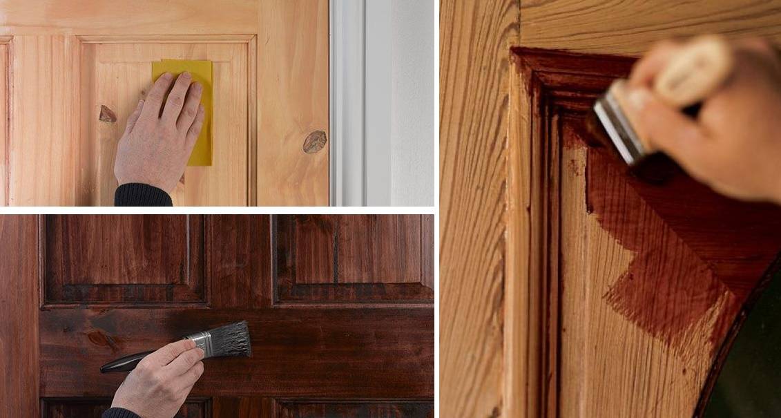 Покраска деревянных дверей: чем и как покрасить старые двери из дерева в квартире
