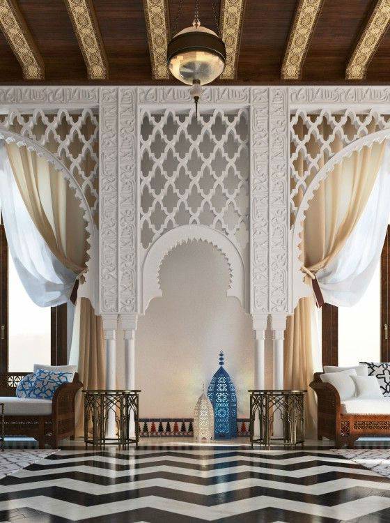 Сказочно красивая спальня в арабском стиле