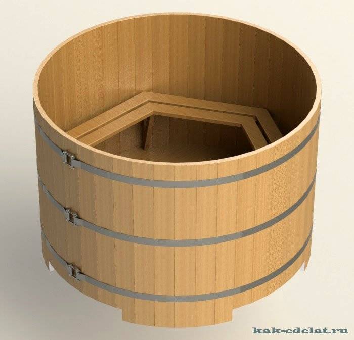 Какая купель для бани лучше: пластиковая, деревянная или сделанная своими руками из кирпича + фото