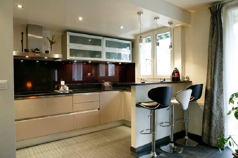 Дизайн кухни 9 кв м, фото дизайна интерьера, варианты планировки маленькой кухни