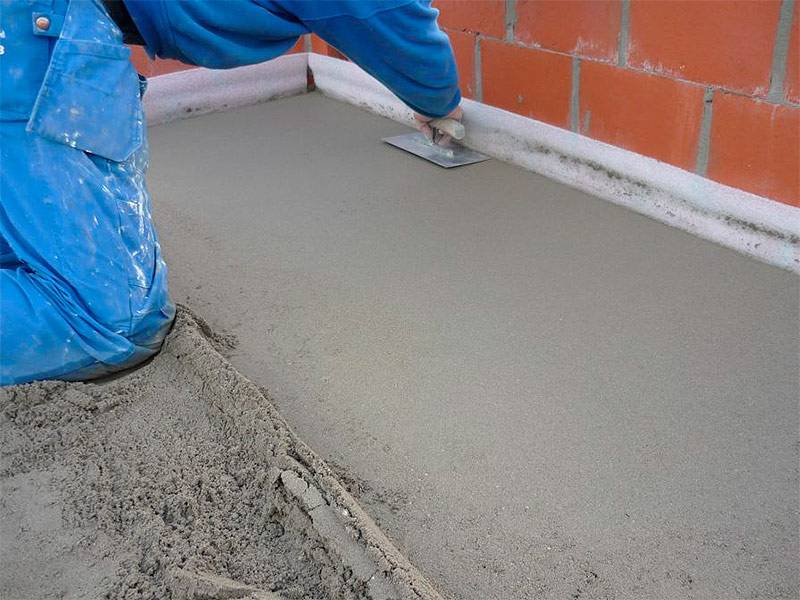 Цементно песчаная стяжка пола: инструкции, пропорции, расход