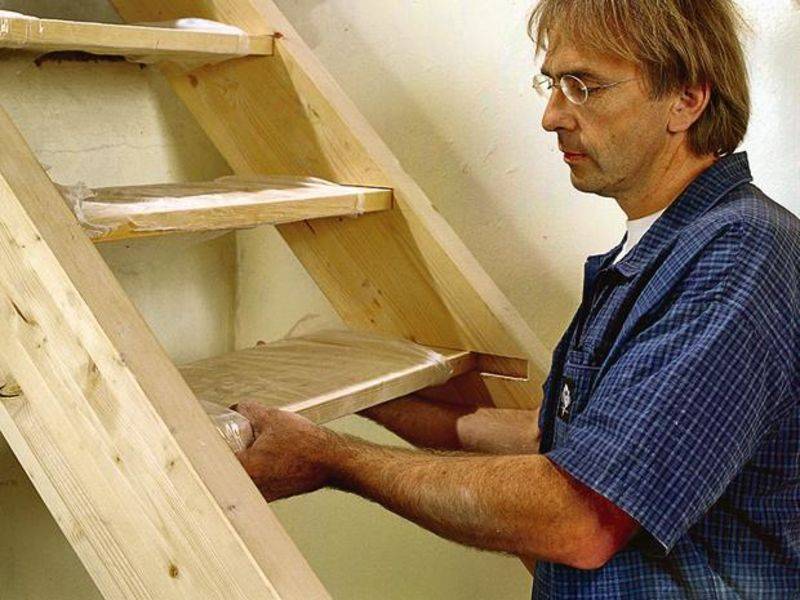 Деревянная лестница своими руками + чертежи и особенности сборки