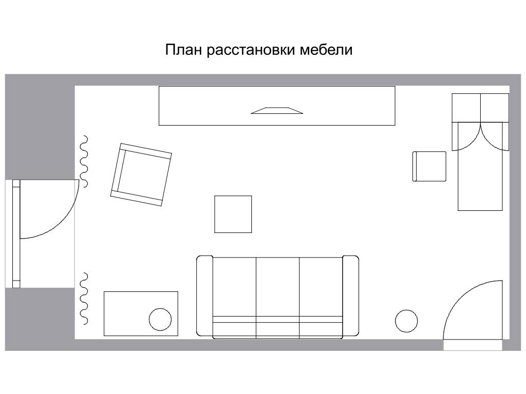 Правила планировки гостиной в больших и маленьких квартирах